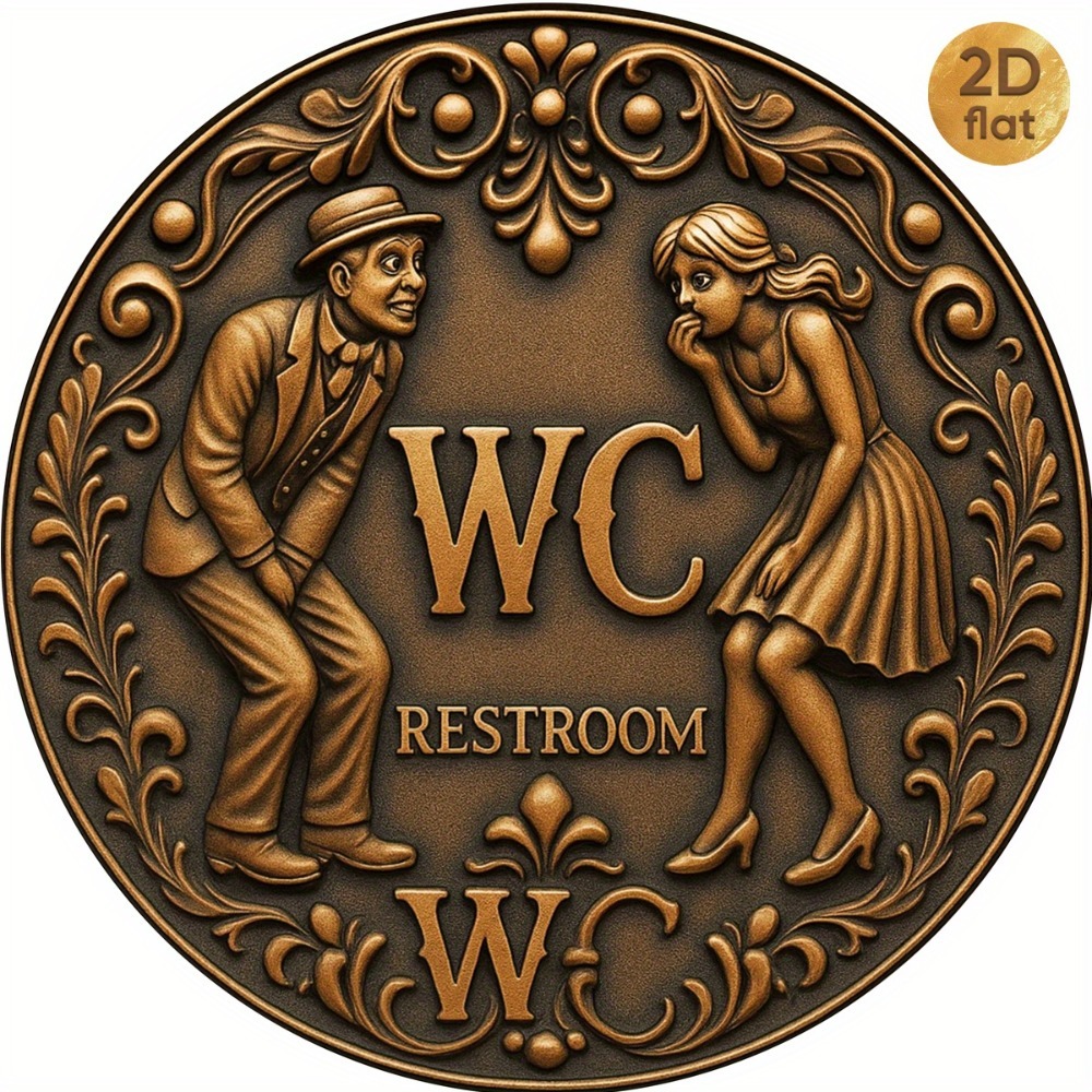 Home Bathroom Signs - Vintage 