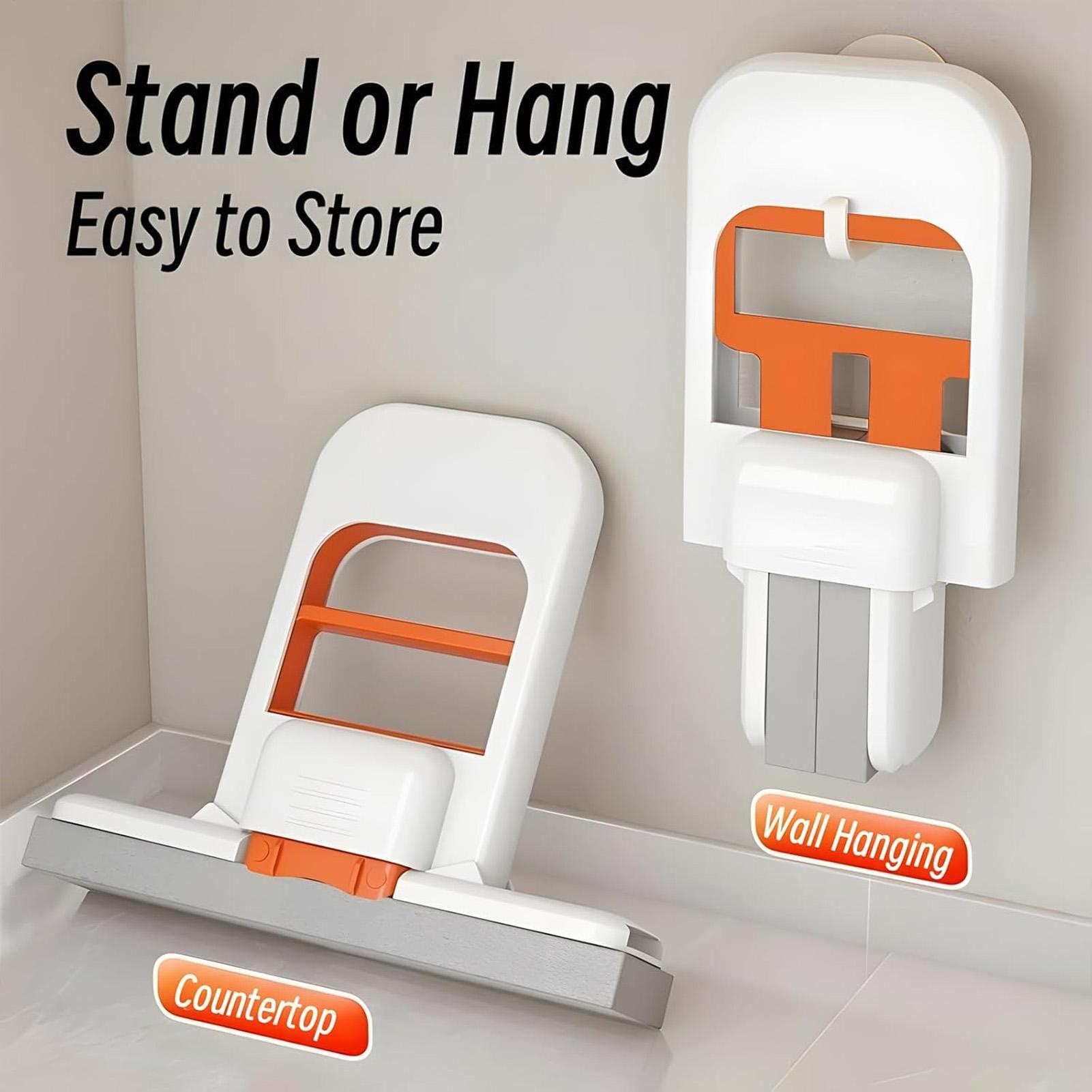 Home Bathroom Cleaning Machine - Zelfknijpende bureaumop Handheld sponsmop voor thuis