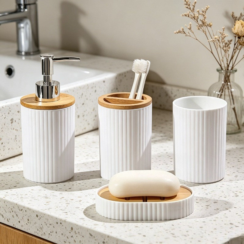 Home Bathroom Soap Dispenser - Dispenser voor vloeibare zeep Hampoo-fles Zeepdispenser