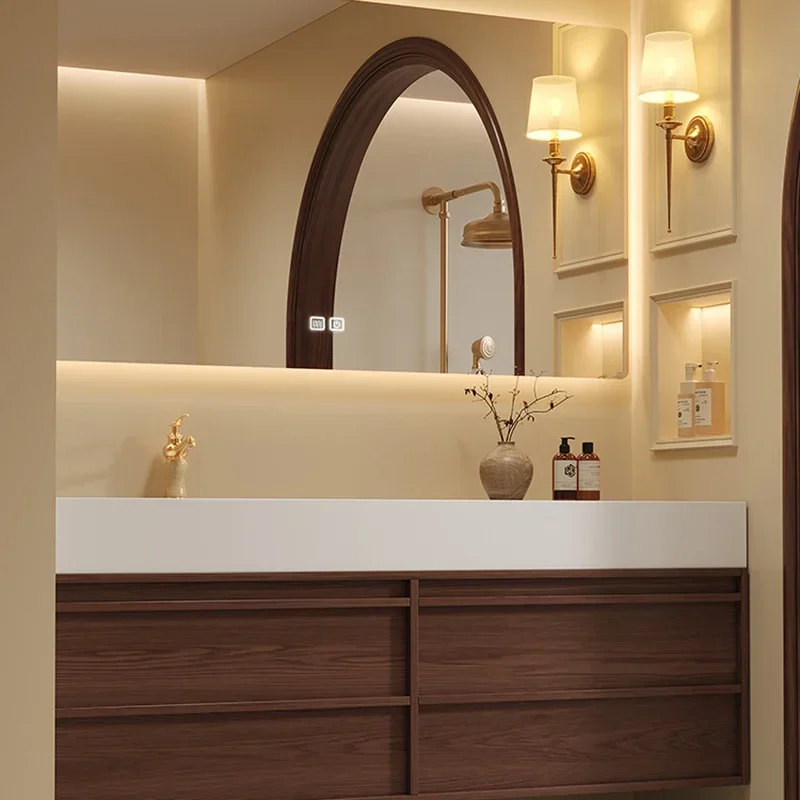 Japanese Home Bathroom Design - Italiaans design badkamermeubels planken wastafel eenvoudige