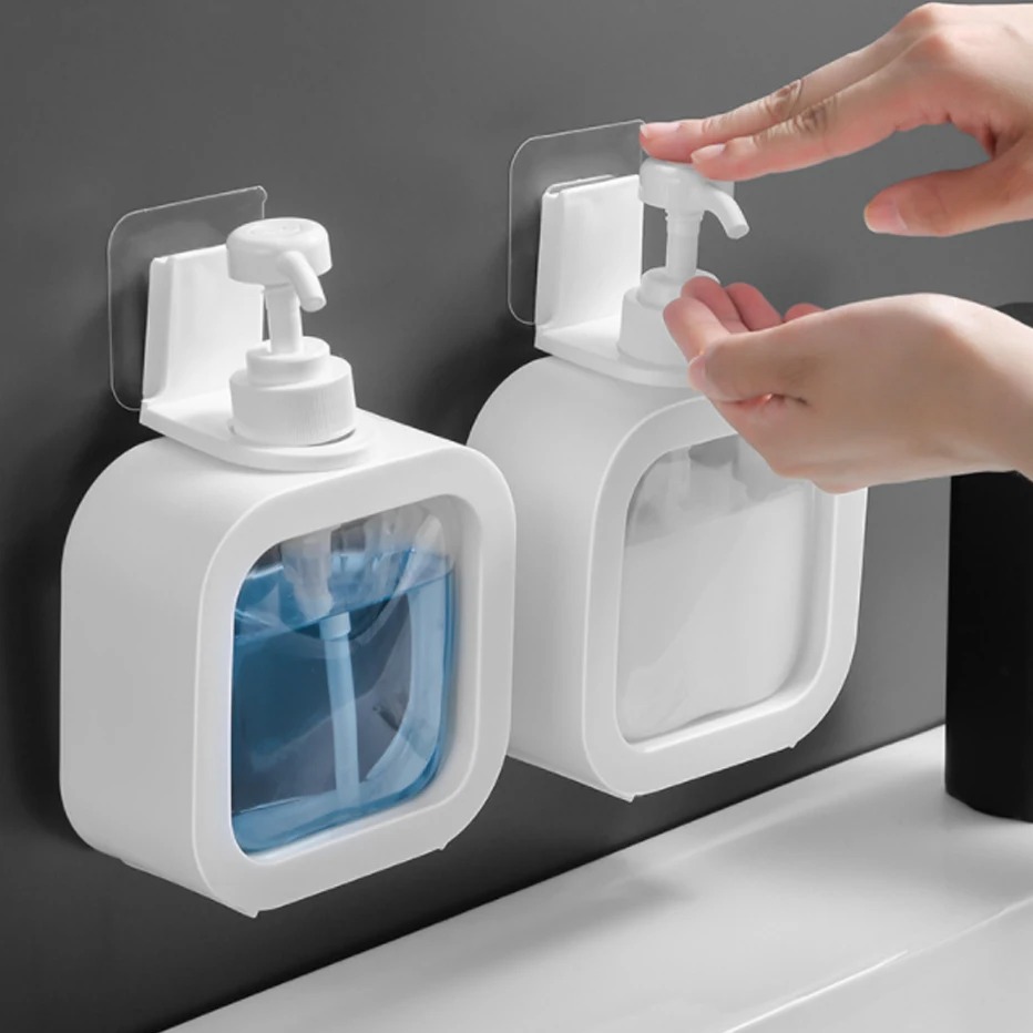Home Bathroom Soap Dispenser - Transparante zeepdispensers Shampoo Douchegel Draagbare reisdispenser