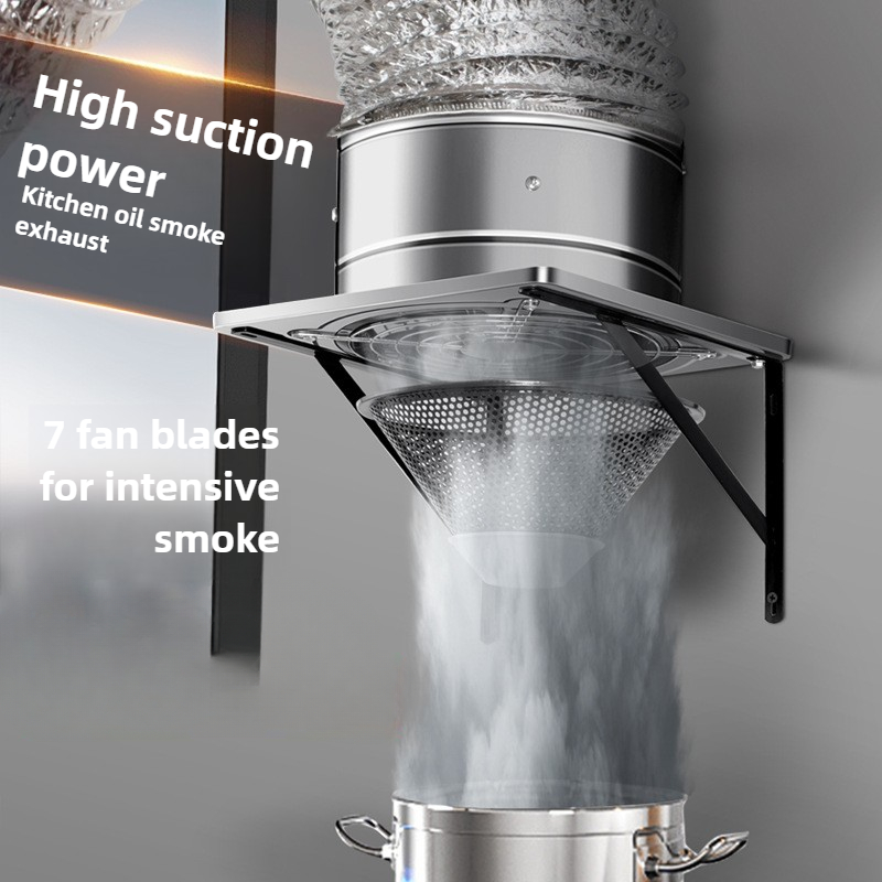 Home Bathroom Ventilation - 6/8Inch Extractor Ventilatieventilator Afzuigluchtblazer Hoge snelheid