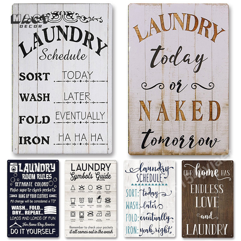 Slogan Metalen Tin Bord Wasrui - Home Bathroom Signs recensie en prijs