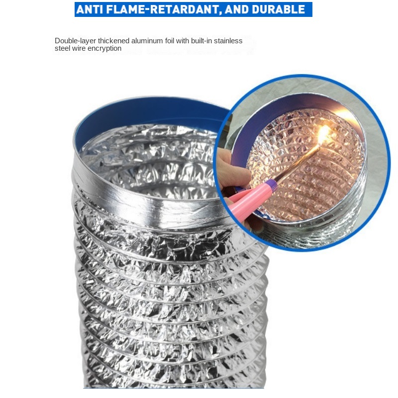 125Mm Aluminiumfolie Ventilati - Home Bathroom Ventilation recensie en prijs