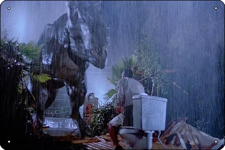 De Jurassic Grappige Badkamer  - Home Bathroom Signs recensie en prijs