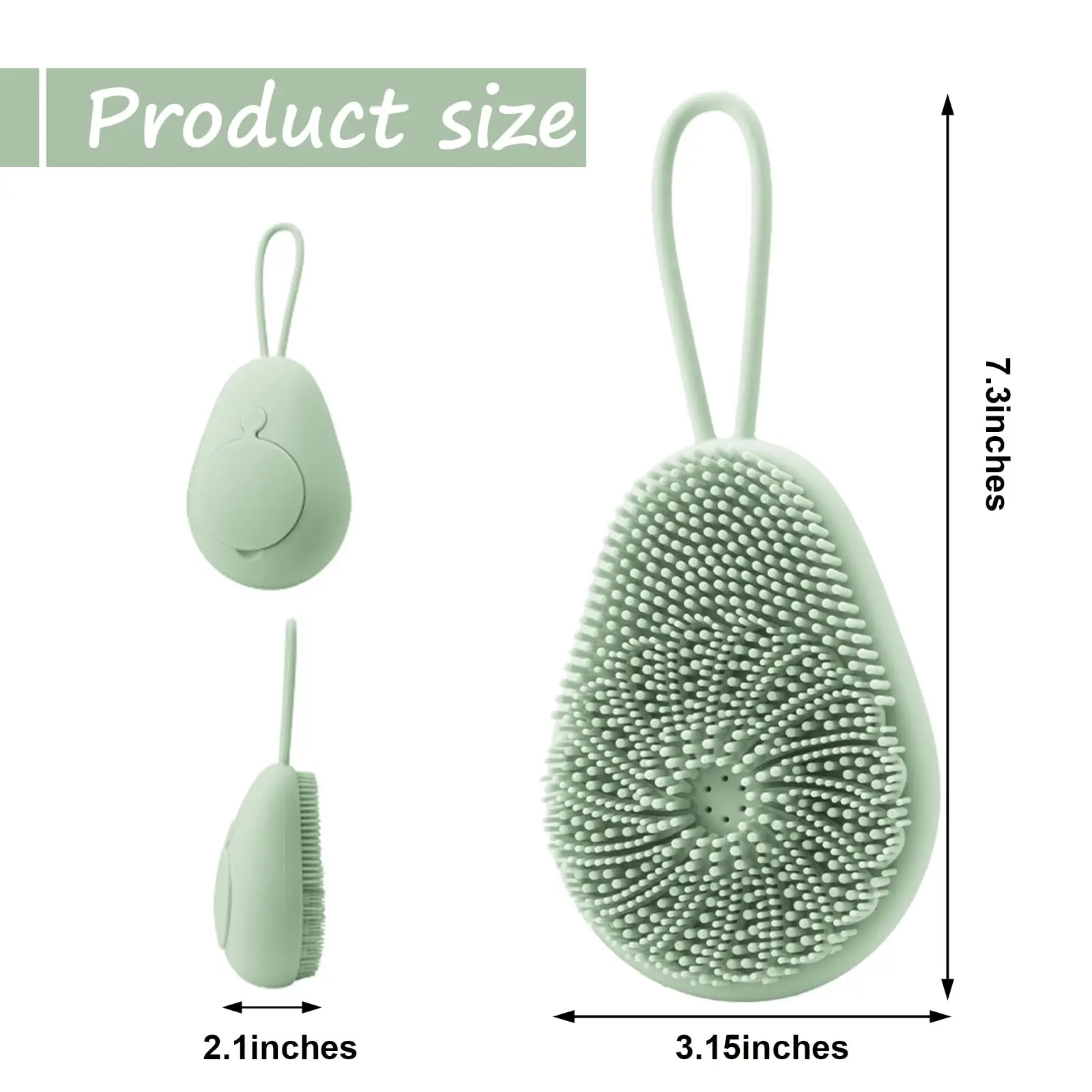 1pc Siliconen Body Scrubber Ex - Home Bathroom Cleaning Machine recensie en prijs