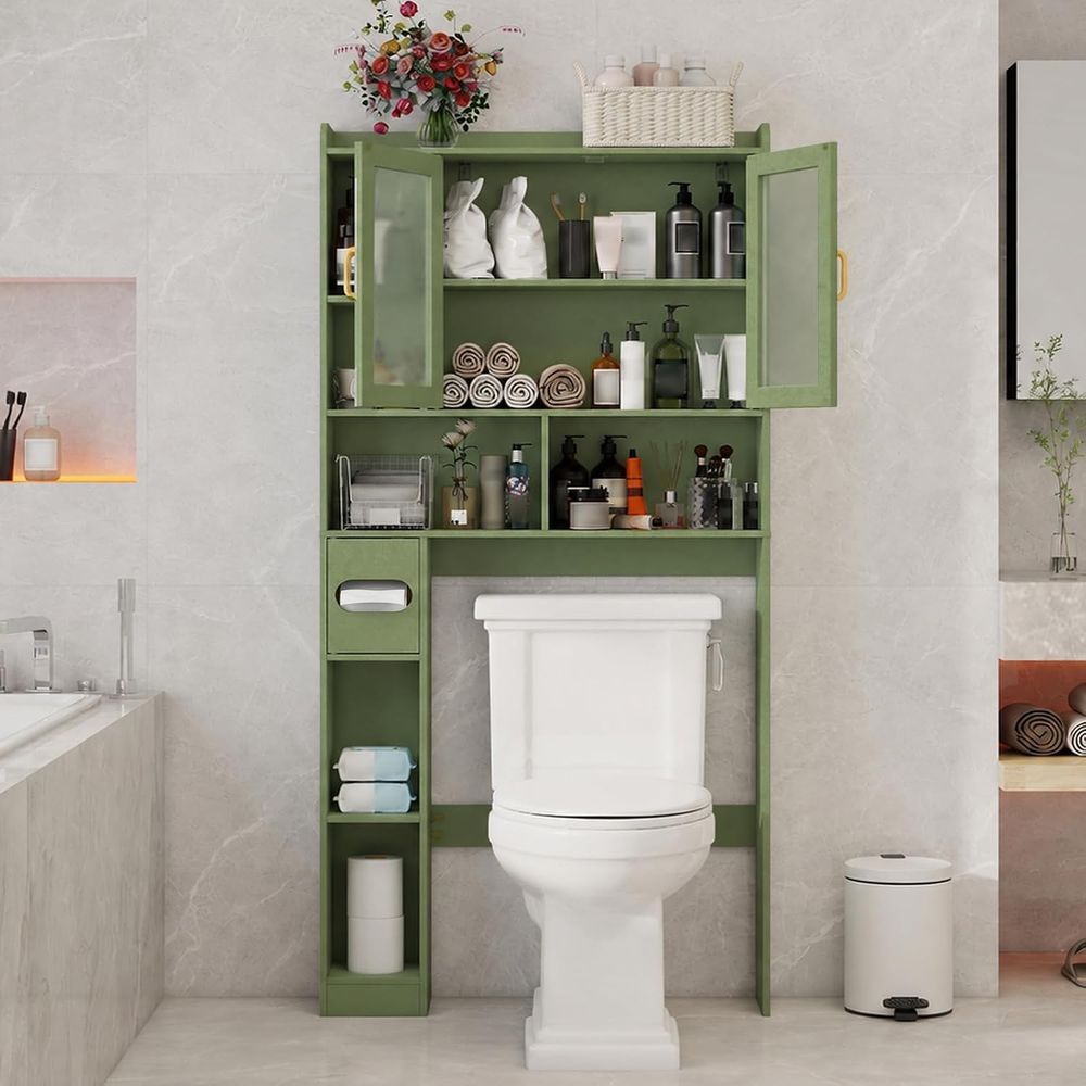 Ruimtebesparende acryl opbergk - Home Bathroom Toilet recensie en prijs