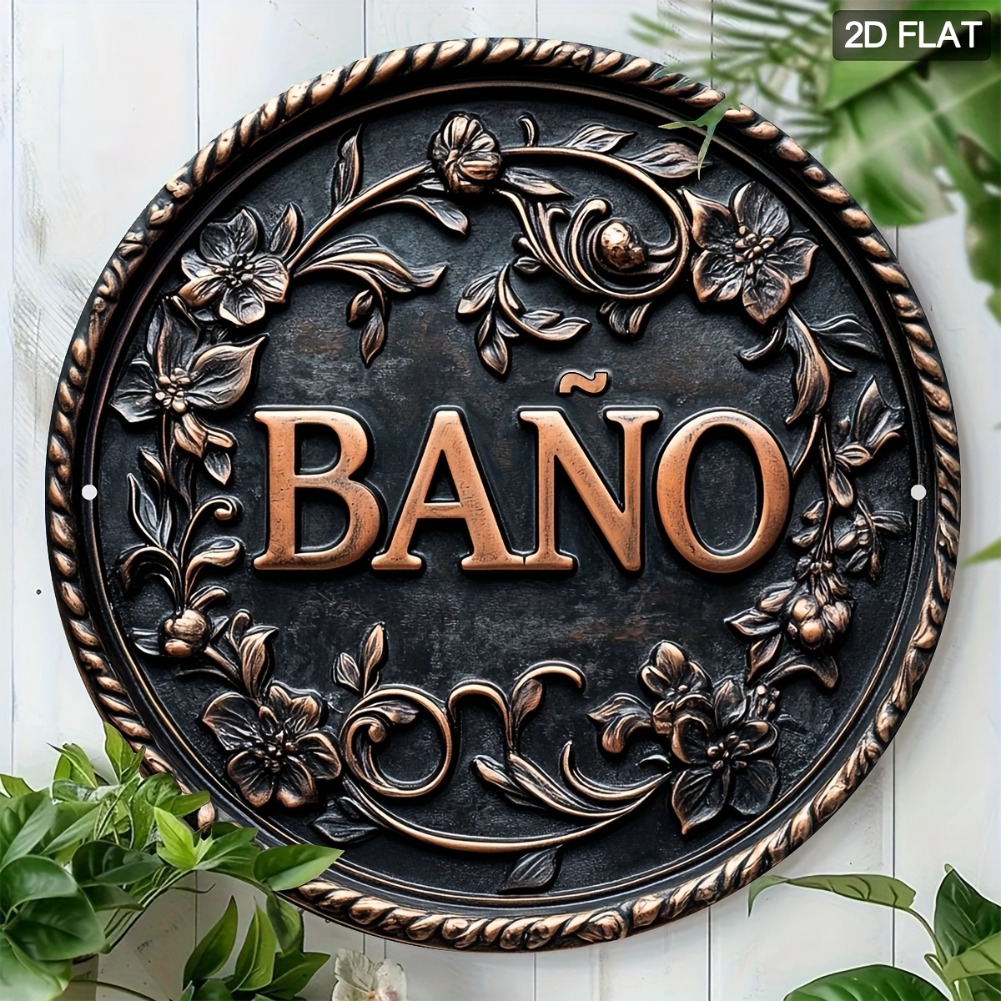 1pc 7,8x7,8 inch 2D plat eigen - Home Bathroom Signs recensie en prijs